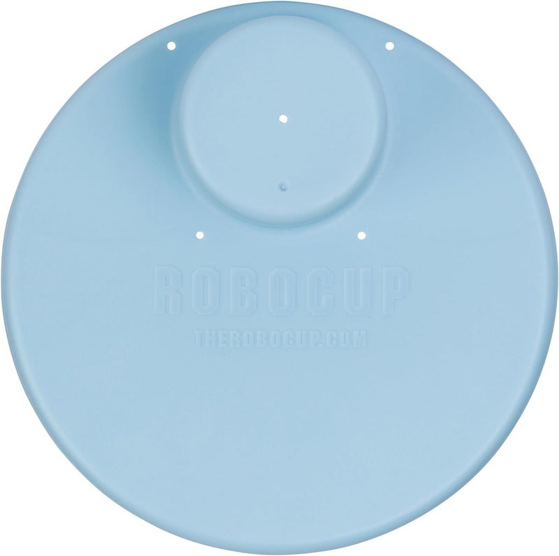 ROBOCUP Plate Accessory, in All 12 Colors, Conveniently Holds Your Food, Snacks, Drinks | Multi-Use Hands Free Project Work Station, Ruggedized Portable Design, Diameter of 8.5"/21.6 CM (Light Blue) - Image 4